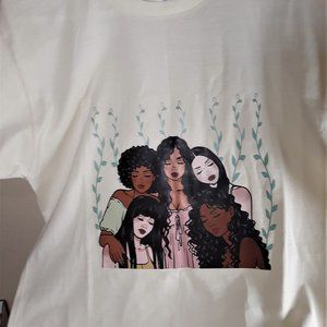 Friends T-Shirt Med Light Beige